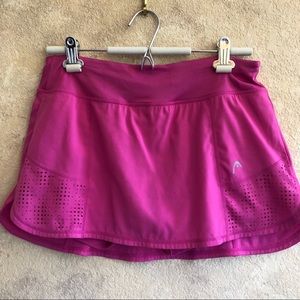 Head Bright Pink Tennis Skirt (Skort)
